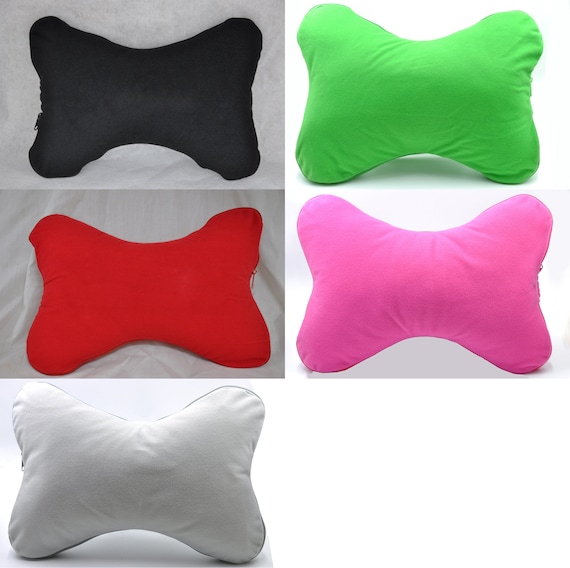 One (1 Piece) Recaro Logo Embroidery Car Seat Headrest Neck Pillow
