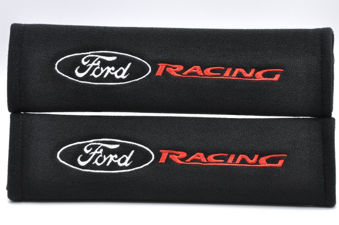 2 pezzi 1 PAIR Ford Racing Ricamo Seat Belt Cover Cushion Etsy
