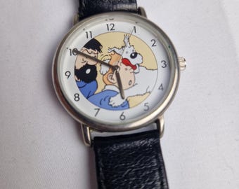 Vintage Tintin Milou Watch LTD Edition NOT Working Citime Herge