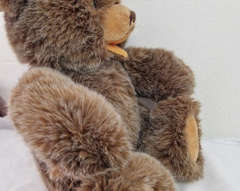 Hermann Teddy Bear Germany 1960's Vintage Open Mouth Bear Plush