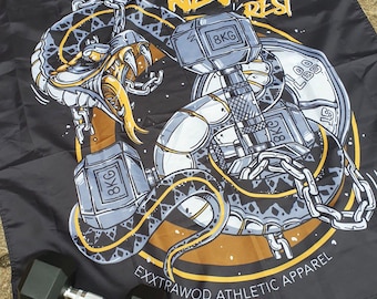 Exxtrawod Gym Banner Flag Crossfit training
