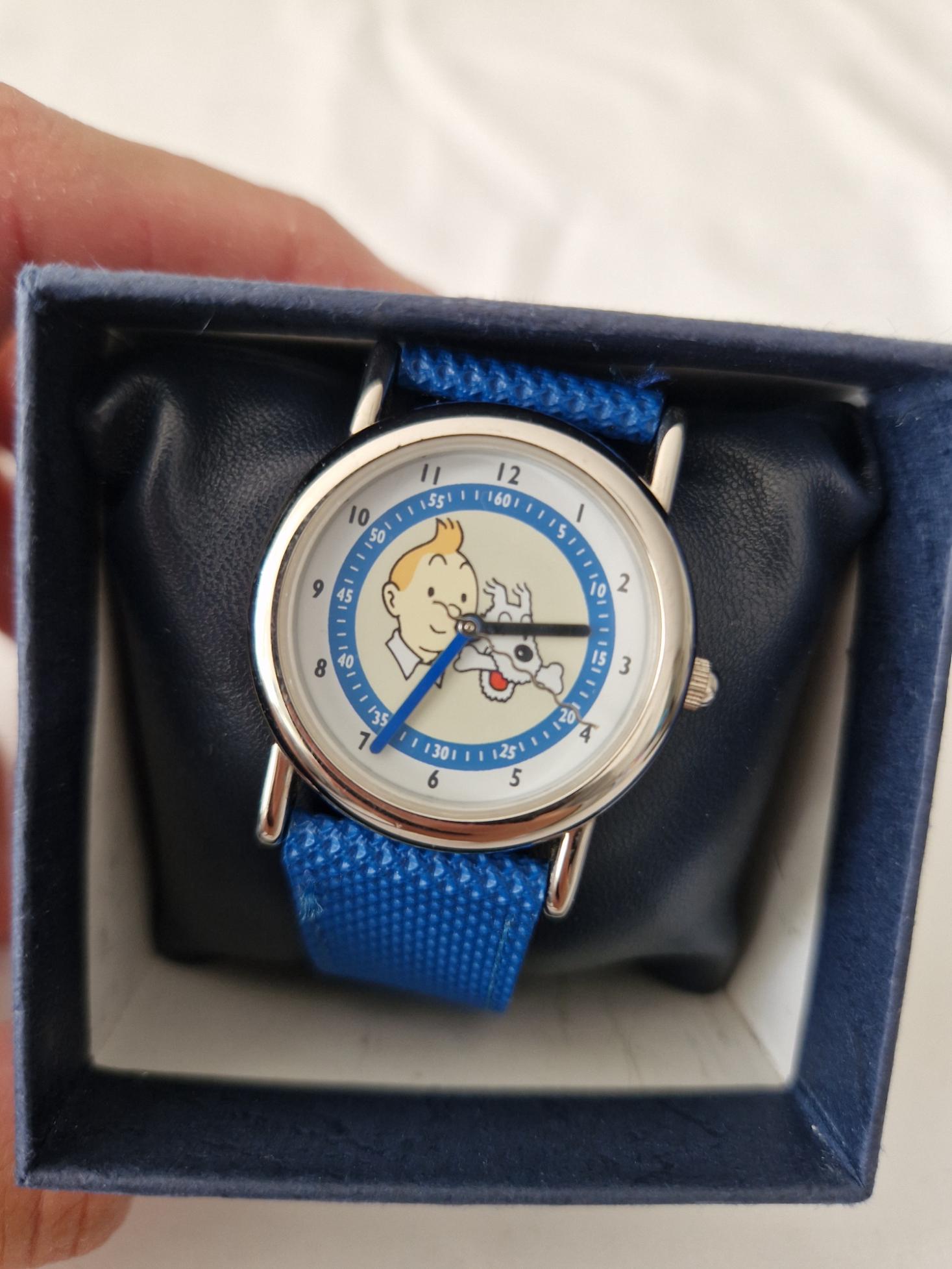 Montre de collection Tintin et milou Les aventures de Tintin