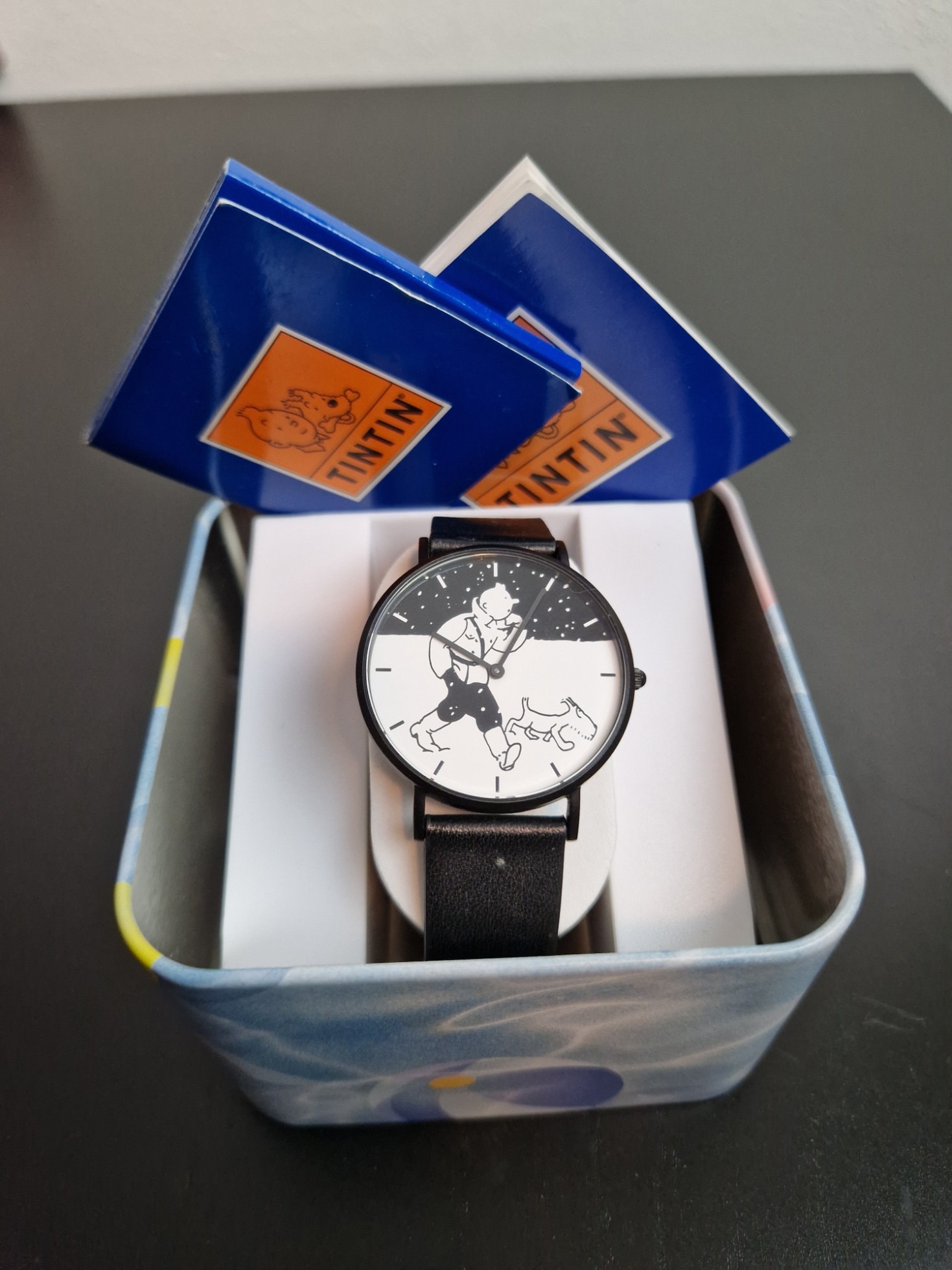 Tintin Watch Limited Edition Soviets Snow S Black and White