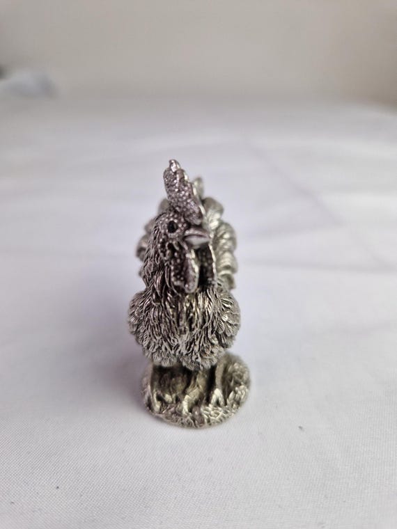 Royal Selangor Pewter Cockerel Miniature Figure New 1994 - Etsy