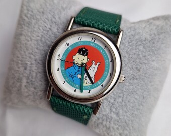 Montre Tintin Vintage Hergé TL / Éditions Citime - Originale 1994 Belgique - Occasion