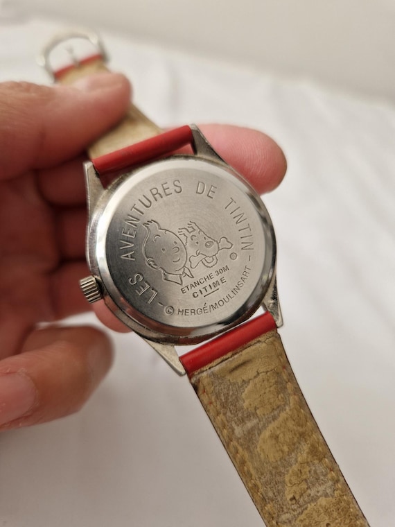 Citime Watch Tintin Jar Hergé Vintage Red (working) - Etsy