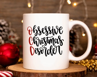 Christmas Mugs 12oz or 15oz