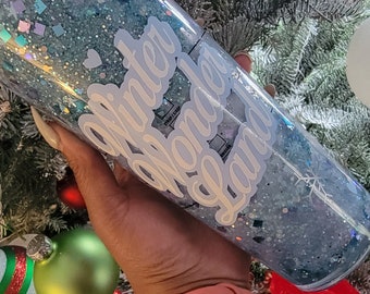 Winter wonderland snowglobe Tumbler