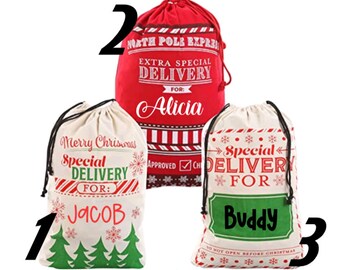 Personalized Santa Sacks