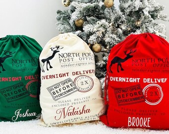 Personalized Secret Santa Sacks-Jumbo 19x27