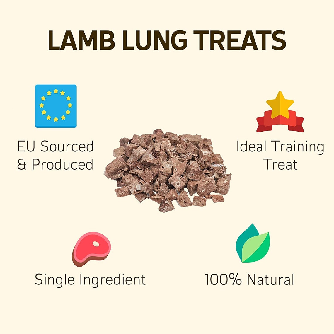 BEST BARF Freeze Dried Lamb Lung 100 Single Ingredient Etsy