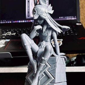 Cyno -FAN ART- Custom Orders - Sizes-Multiple Options-Custom Hand Painting-3D KIT Print on Demand [Grey World Incorporate]