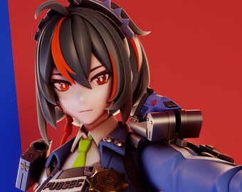 Zhu Yuan (Zenless Zone Zero) | Resin Garage Kit | -Fan Art Zhu Yuan (Zenless Zone Zero) | Resin Garage Kit | -Fan Art