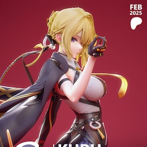 Sculpted an Evelyn figure for 3D printing! : r/ZZZ_Official