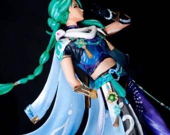 Baizhu -FAN ART- Custom Orders - Sizes-Multiple Options-Custom Hand Painting-3D KIT Print on Demand