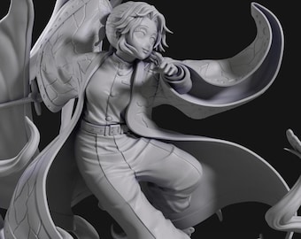 Shinobu Kochou -FAN ART- Custom Orders - Sizes-Multiple Options-Custom Hand Painting-3D KIT [Nomnom] Print on Demand