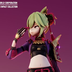 Kuki Shinobu -FAN ART-Dimensions personnalisées-Plusieurs options-Nettoyage à la main-3D KIT