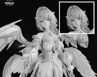Ramielle -FAN ART- Custom Orders - Sizes-Multiple Options-Custom Hand Painting-3D KIT[FengXi3D] Print on Demand