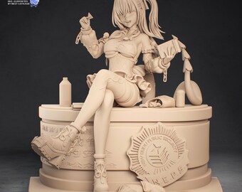 Cissia -FAN ART- Custom Orders - Sizes-Multiple Options-Custom Hand Painting-3D KIT [Shinobu Sculpts] Print on Demand