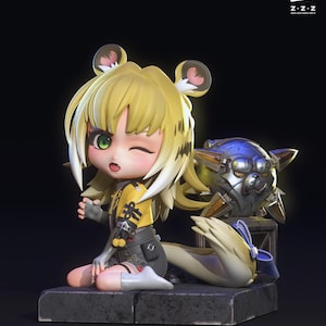 Ju Fufu -FAN ART- Custom Sizes-Multiple Options-Hand Cleaning-3D KIT