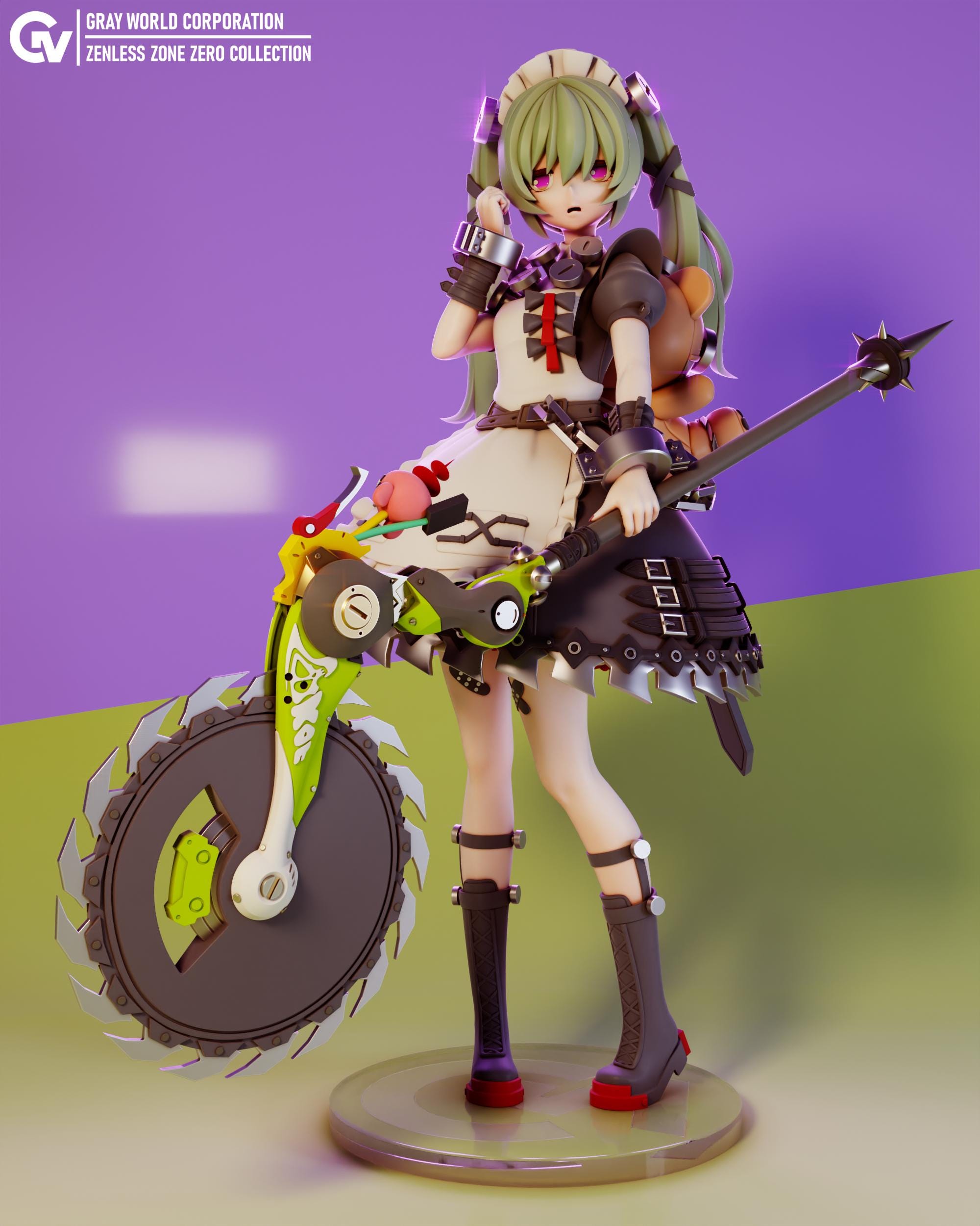 コリン・ウィックス -ファンアート- ゼンレス ゾーンゼロ 3D