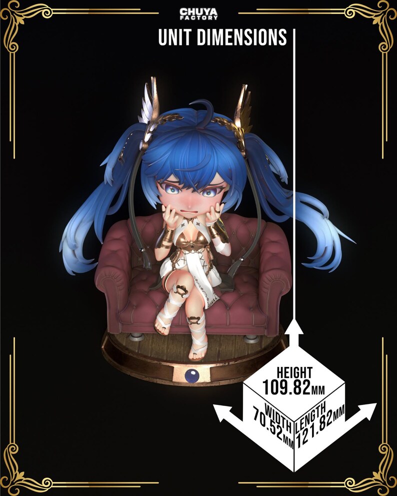 Chibi Iuno -FAN ART- Custom Orders - Sizes-multiple Options-custom Hand ...