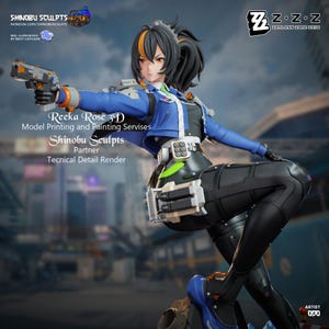 Zhu Yuan -FAN ART- Custom Sizes-Multiple Options-Hand Cleaning-3D KIT