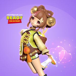 Yaoyao -FAN ART- Custom Sizes-Multiple Options-Hand Cleaning-3D KIT