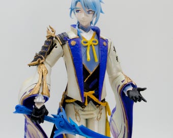 Kamisato Ayato -FAN ART- Custom Orders - Sizes-Multiple Options-Custom Hand Painting-3D KIT Print on Demand