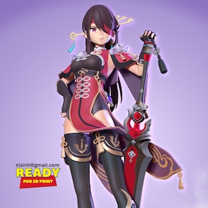 Beidou -FAN ART- Dimensions personnalisées-Plusieurs options-Nettoyage à la main-3D KIT