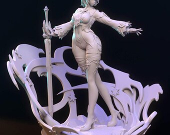 Eula -FAN ART- Custom Orders - Sizes-Multiple Options-Custom Hand Painting-3D KIT Print on Demand