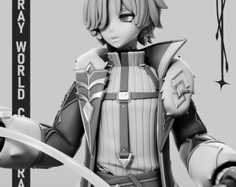 Illuga -FAN ART- Custom Orders - Sizes-Multiple Options-Custom Hand Painting-3D KIT [Grey World Incorporate] Print on Demand