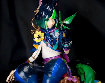 Tighnari -FAN ART- Custom Orders - Sizes-Multiple Options-Custom Hand Painting-3D KIT [Grey World Incorporate] Print on Demand pon