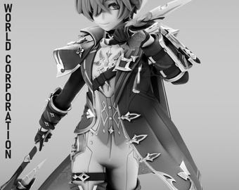 Lohen -FAN ART- Custom Orders - Sizes-Multiple Options-Custom Hand Painting-3D KIT [Grey World Incorporate] Print on Demand