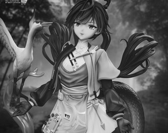 Chen Qianyu -FAN ART- Custom Orders - Sizes-Multiple Options-Custom Hand Painting-3D KIT [Shinobu Sculpts] Print on Demand