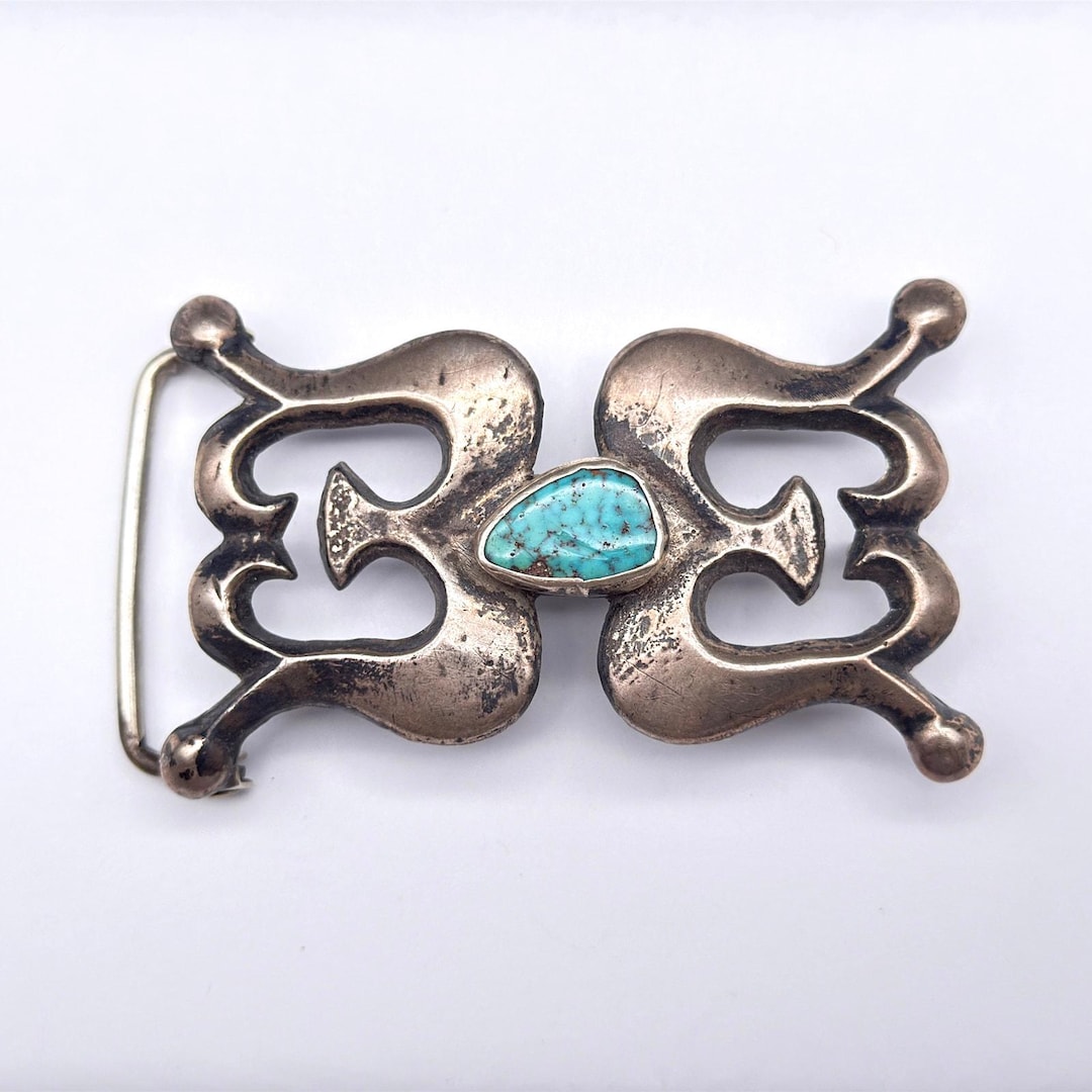 ヴィンテージ ナバホ族 ネイティブ ターコイズ サンドキャスト