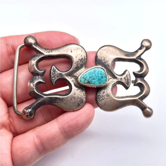 ヴィンテージ ナバホ族 ネイティブ ターコイズ サンドキャスト