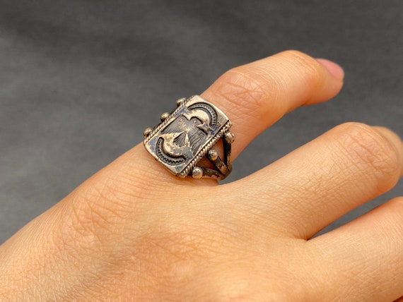 Navajo thunderbird hotsell ring