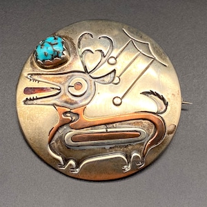 小物 kewa Vidal Aragon Belt buckle Vintage, Kewa “Vidal Aragon” Sterling Silver & Turquoise Belt