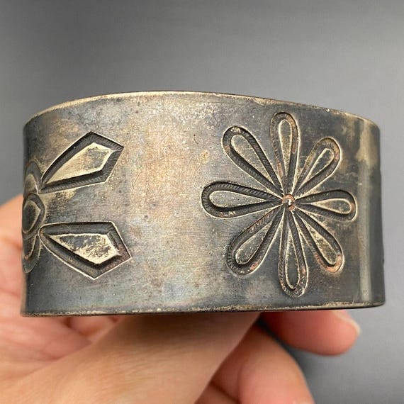 ヴィンテージ ナバホ ネイティブ ハンド スタンプワーク