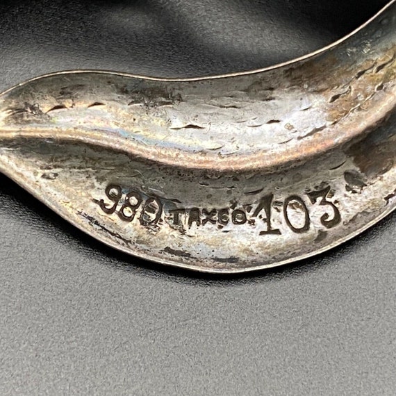 Vintage Amethyst 980 Sterling Silver 103 Pin Broo… - image 2