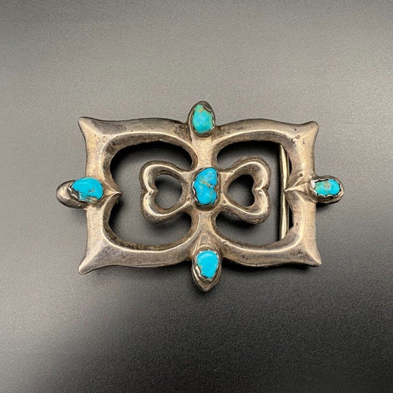 Vintage Navajo Bow Guard Ketoh Turquoise Sandcast… - image 10