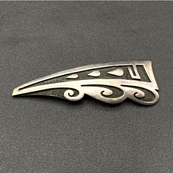 Vintage Hopi Bernard Dawahoya Prayer Feather Water Waves