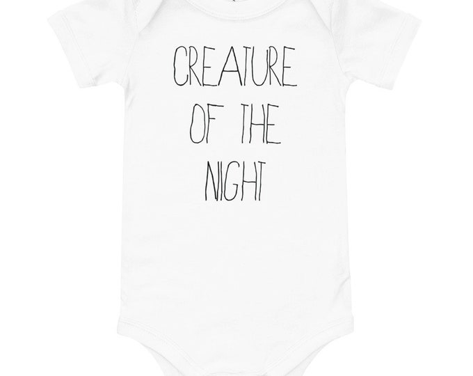 Creature of the Night T-Shirt Onesie | Halloween T-Shirt Onesie | T-Shirt Onesie | The Creeperie