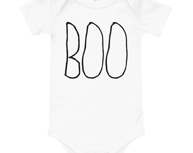 Boo T-Shirt Onesie | Halloween T-Shirt Onesie | T-Shirt Onesie | The Creeperie