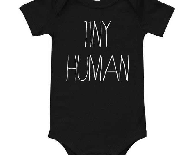 Tiny Human T-Shirt Onesie | Halloween T-Shirt Onesie | T-Shirt Onesie | The Creeperie