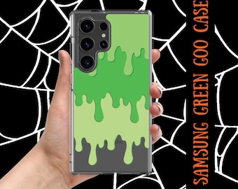 Grönt Slime Samsung-skal: Halloween Goo-telefonskal | The Creeperie