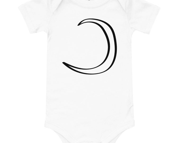 Moon Baby T-Shirt Onesie | Moon T-Shirt Onesie | T-Shirt Onesie | The Creeperie