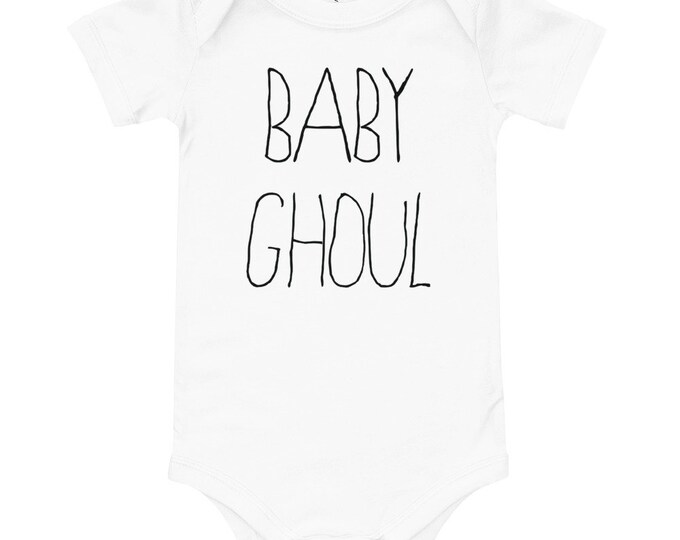 Baby Ghoul T-Shirt Onesie | Baby Ghoul T-Shirt Onesie | T-Shirt Onesie | The Creeperie