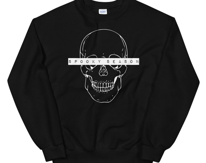 Spooky Season Sweatshirt | Halloween Sweatshirt | Halloween Sweatshirt | W Unisex Sweatshirt | The Creeperie